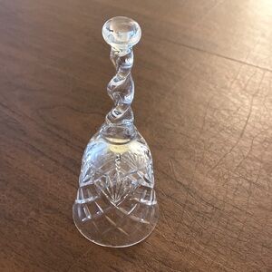 Vintage Crystal Dinner Bell Twist Handle